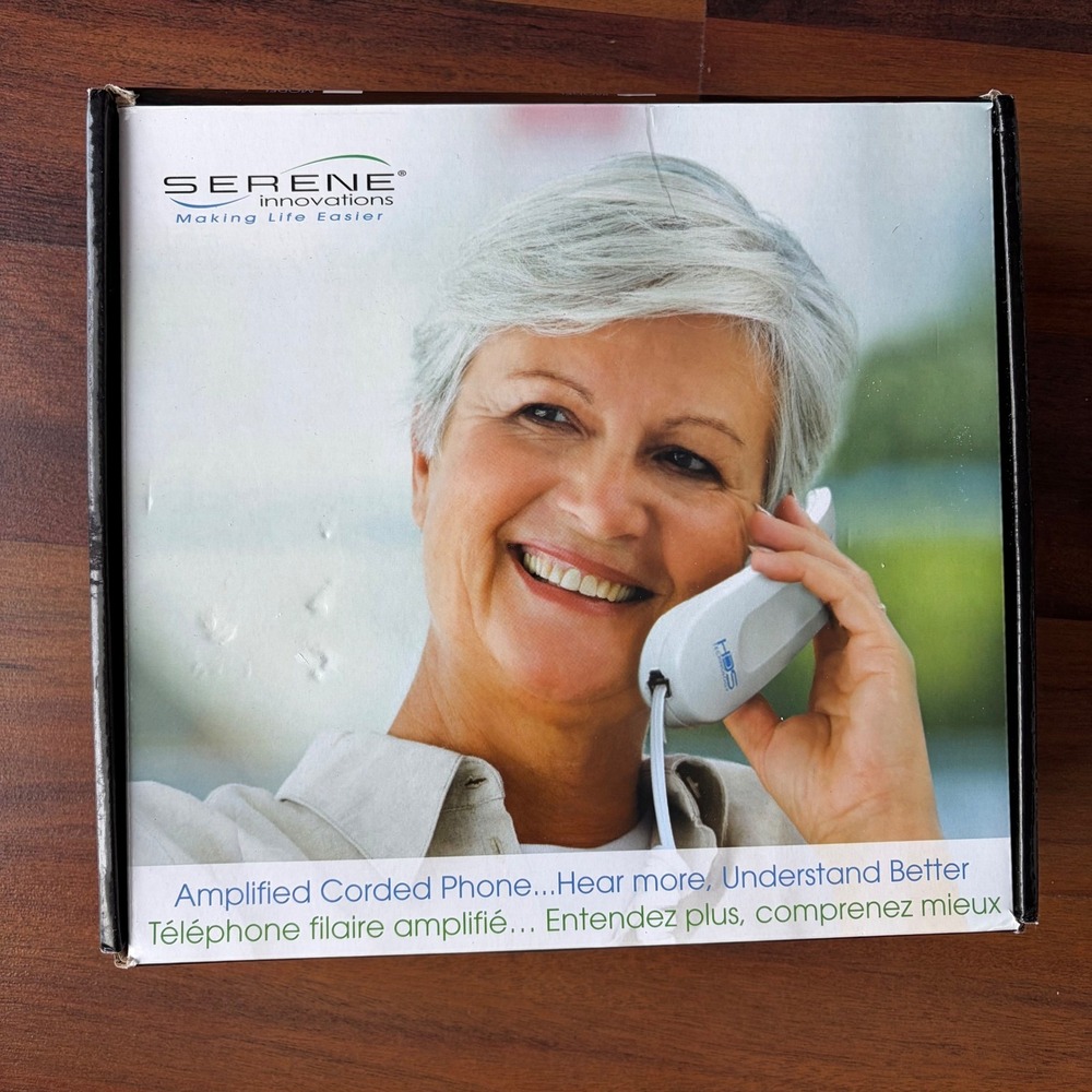 Serene Innovations HD 40P Amplified Corded Phone Hear More‎ Understand Better